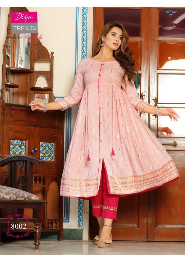 Ethnicity 8 Fancy Ethnic Wear Designer  Anarakali Kurti Latest Collection